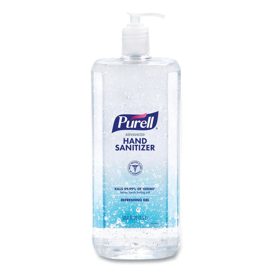 GOJ501504EA Advanced Hand Sanitizer Refreshing Gel, 1.5 L Pump Bottle, Clean Scent PURELL