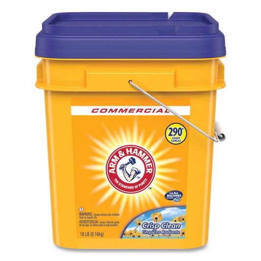 CDC3320001001 Powder Laundry Detergent, Crisp Clean, 18 lb Pail