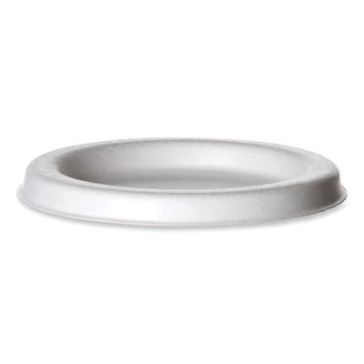 ECOEPSPCLID2 Sugarcane Portion Cup Lids, Fits 2 oz Portion Cups, White, 2,500/Carton
