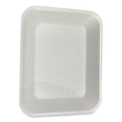 GEN8PWH Meat Trays, #8P, 10.8 x 8.82 x 1.5, White, Foam, 200/Carton