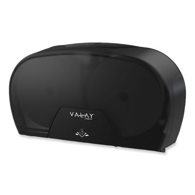 MORVT1004 Valay Small Core Jumbo Bath Tissue Dispenser, 5.62 x 11.4 x 21.2, Black