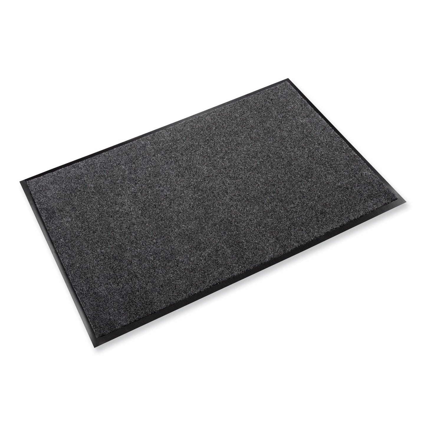 CWNET0023CH EcoStep Wiper Mat, Rectangular, Charcoal Gray Cut Pile Surface, 24" x 36"