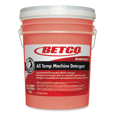 BET2447800 Symplicity All Temp Machine Detergent, 5 gal Pail BETCO CORPORATION
