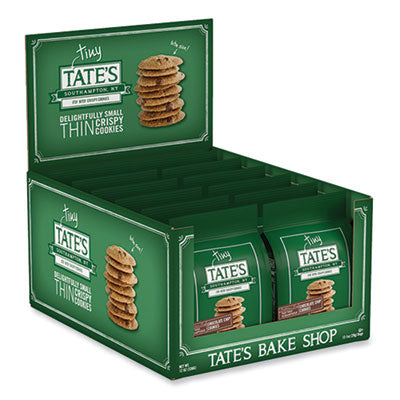 TAE00164 Tiny Tate's Chocolate Chip Cookies, 1 oz Pack, 24/Carton