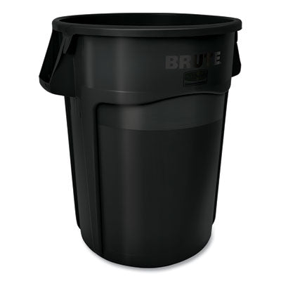 RCP17797393 Brute Container, 55 gal, Resin, Black, 3/Carton RUBBERMAID COMMERCIAL PROD.