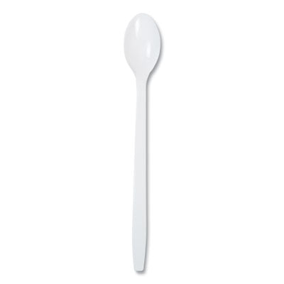 RPPP2303W Polypropylene Cutlery, Soda Spoon, Plastic, 7.87", White, 1,000/Carton