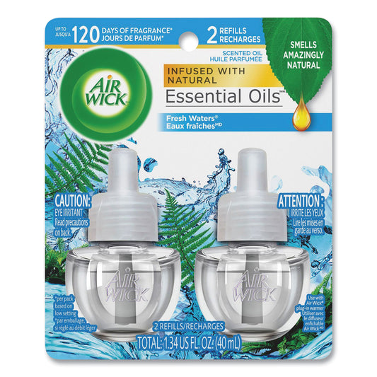 RAC79717PK Scented Oil Refill, Fresh Waters, 0.67 Oz, 2/pack