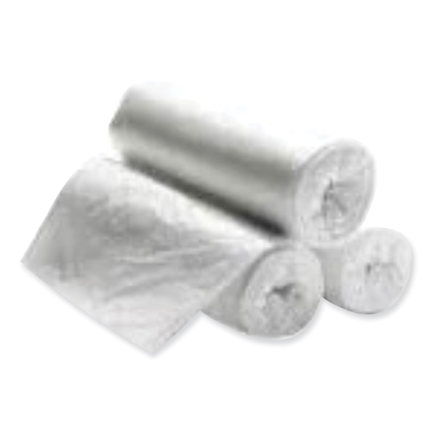GENVNR386014N High Density Can Liners, 60 gal, 14 mic, 38" x 58", Natural, Interleaved Roll, 25 Bags/Roll, 8 Rolls/Carton