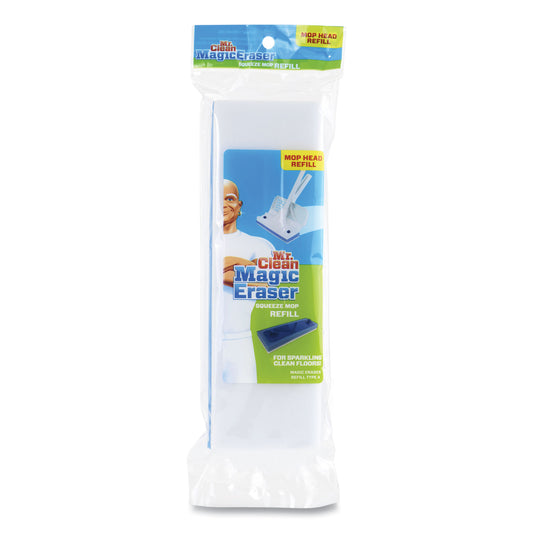 PGC446615 Magic Eraser Squeeze Mop Refill, Foam, 9.9 X 3.4 X 1.6, White/blue