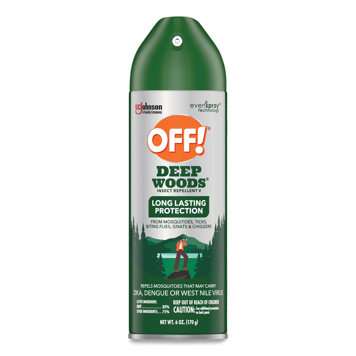 SJN354266 Deep Woods Insect Repellent, 6 oz Aerosol Spray, 12/Carton OFF!