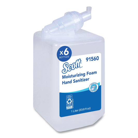 KCC91560 Pro Moisturizing Foam Hand Sanitizer, 1,000 Ml Refill, Fruity Cucumber Scent, 6/carton