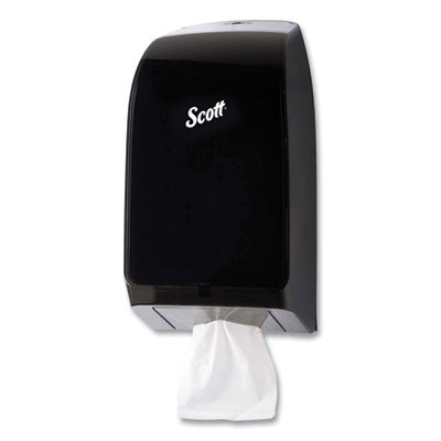 KCC39728 Hygienic Bathroom Tissue Dispenser, 7 x 5.73 x 13.34, Black
