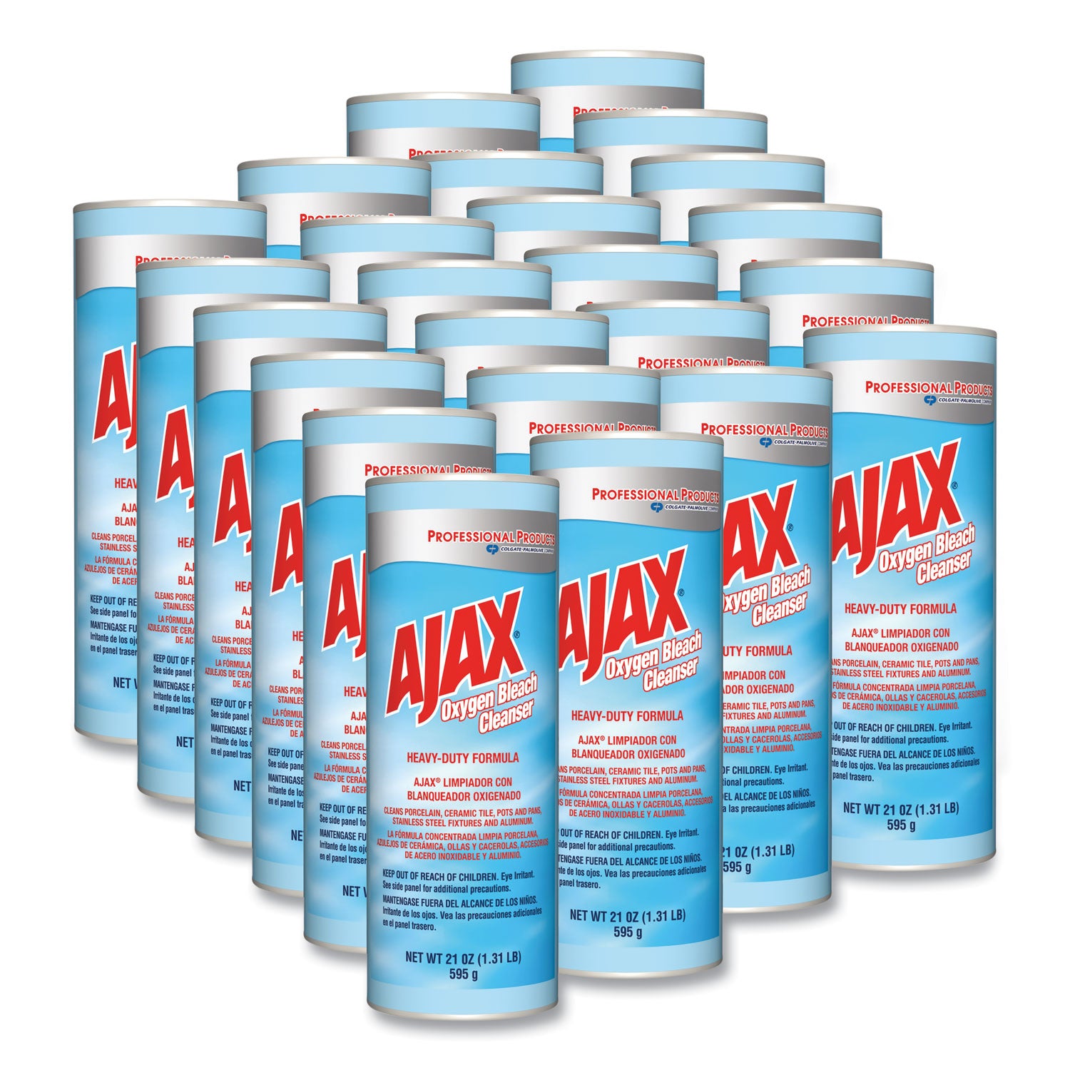 CPC14278CT Oxygen Bleach Powder Cleanser, 21oz Can, 24/carton Ajax