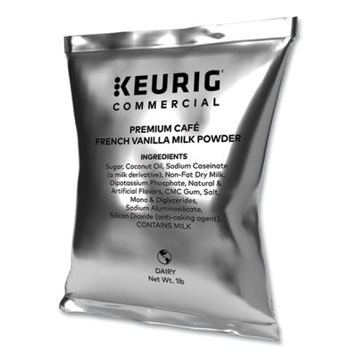 GMT9794 Premium Cafe Powders, Vanilla, 1 lb Bag, 12/Carton KEURIG DR PEPPER