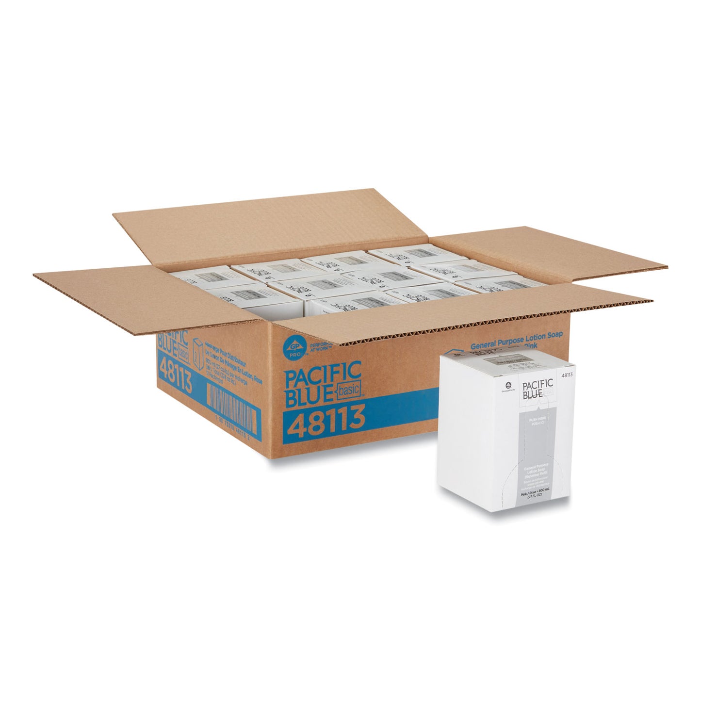 GPC48113 Liquid General Purpose Soap Refill, 800 mL, 12/Carton