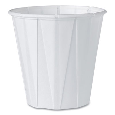 SCC450 Paper Portion Cups, 3.5 oz, White, 100/Bag, 50 Bags/Carton