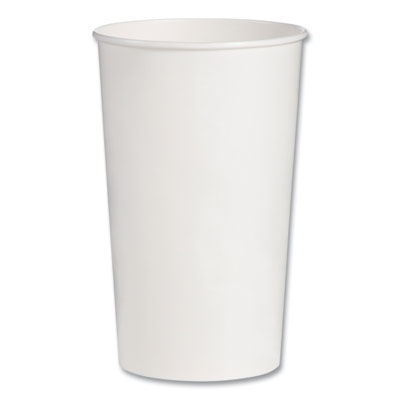 SCCTPH445P2050 Double Sided Poly (DSP) Paper Cold Cups, 44 oz, White, 500/Carton