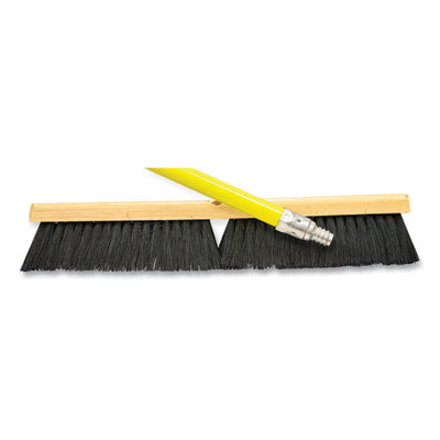 BWK20236KIT Tampico Push Broom Kit, 36" x 60" Metal Handle, Black/Yellow