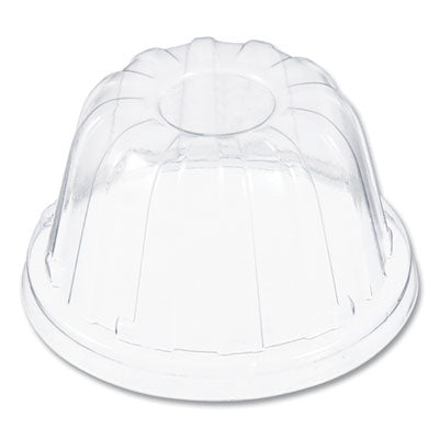 DCC12HDLC D-T Sundae/Cold Cup Lids, Fits 6 oz/8 oz/12 oz Cold Cups, Plastic, Clear, 50/Pack, 20 Packs/Carton