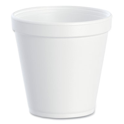 DCC16MJ20 Foam Containers, Squat, 16 oz, White, 25/Bag, 20 Bags/Carton DART