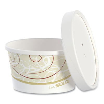 SCCKHSB8ASYM Flexstyle Double Poly Food Combo Packs, 8 oz, Symphony, Paper, 25/Pack, 10 Packs/Carton