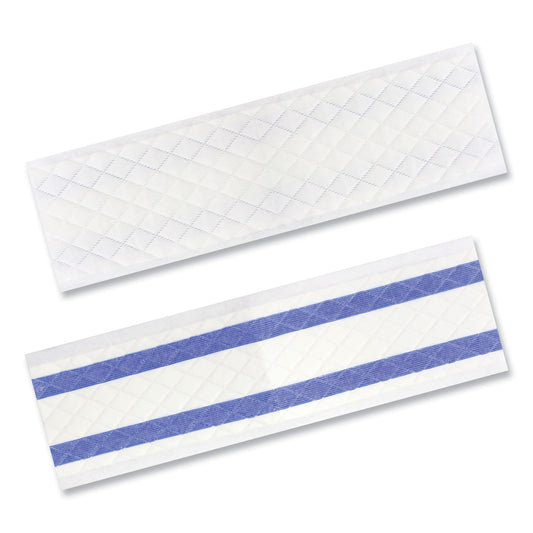 UNGDMWS2 Excella Single-Use Spunlace Mop Pads, 18.5 x 5, White, 50/Pack