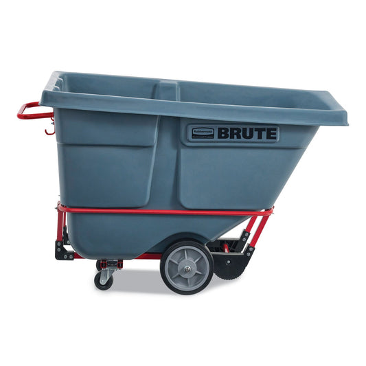 RCP2192465 0.5 cu yd BRUTE DURATILT Frame Tilt Truck, Heavy Duty, 1,400 lb Capacity, Gray RUBBERMAID COMMERCIAL PROD.