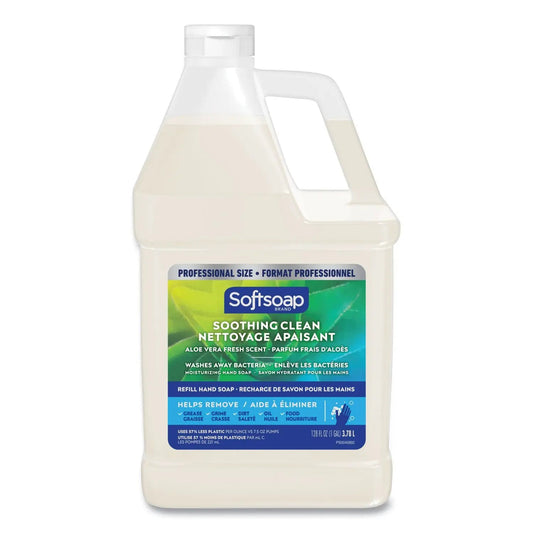 CPC61036483EA Liquid Hand Soap Refill with Aloe, Aloe Vera Fresh Scent, 1 gal Bottle Softsoap
