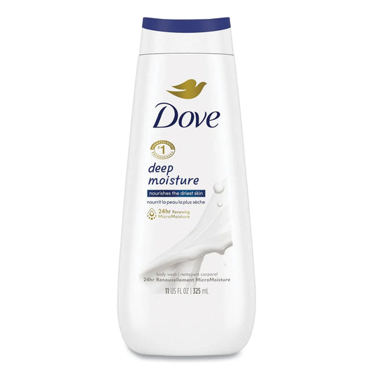 DVOCB123410 Dove Body Wash Deep Moisture, 11 oz, 6/Carton Diversey