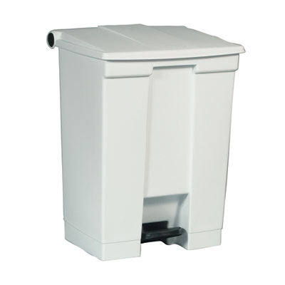 RCPFG614500WHT Legacy Step-On Receptacle, 18 gal, Plastic, White