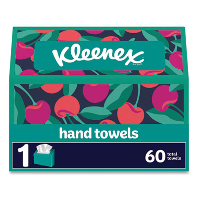 KCM38586BX Everyday Hand Towels, 1-Ply, 8 x 9.1, White, 60 Towels/Box KIMBERLY CLARK