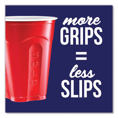 SCCSQ182020004 Squared Plastic Party Cups, 18 oz, Red, 240/Carton