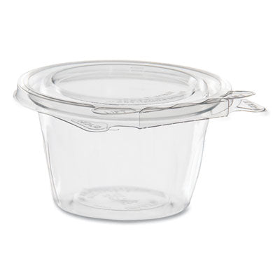 DCCSC8F SafeSeal Tamper-Resistant, Tamper Evident Bowls, Flat Lid, 8 oz, 4.6 x 8.84 x 2.49, Clear, Plastic, 272/Carton