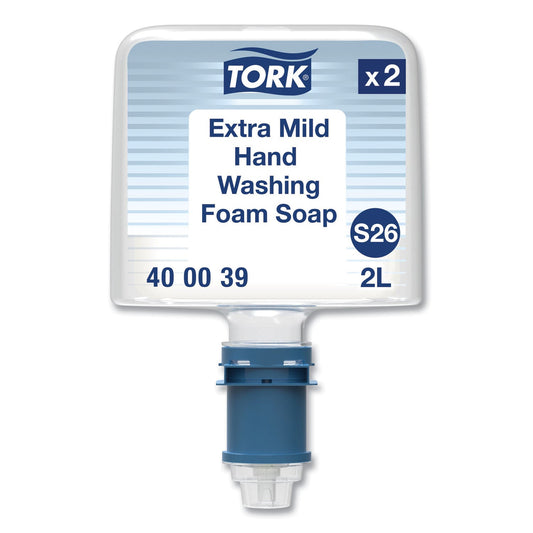 TRK400039 Mild Foam Soap S26 Refill, Unscented, 2 L, 2/Pack Tork