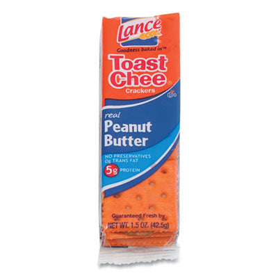 OFXSN40653 Toast Cheese Crackers, Peanut Butter, 1.5 oz Packet, 24/Box