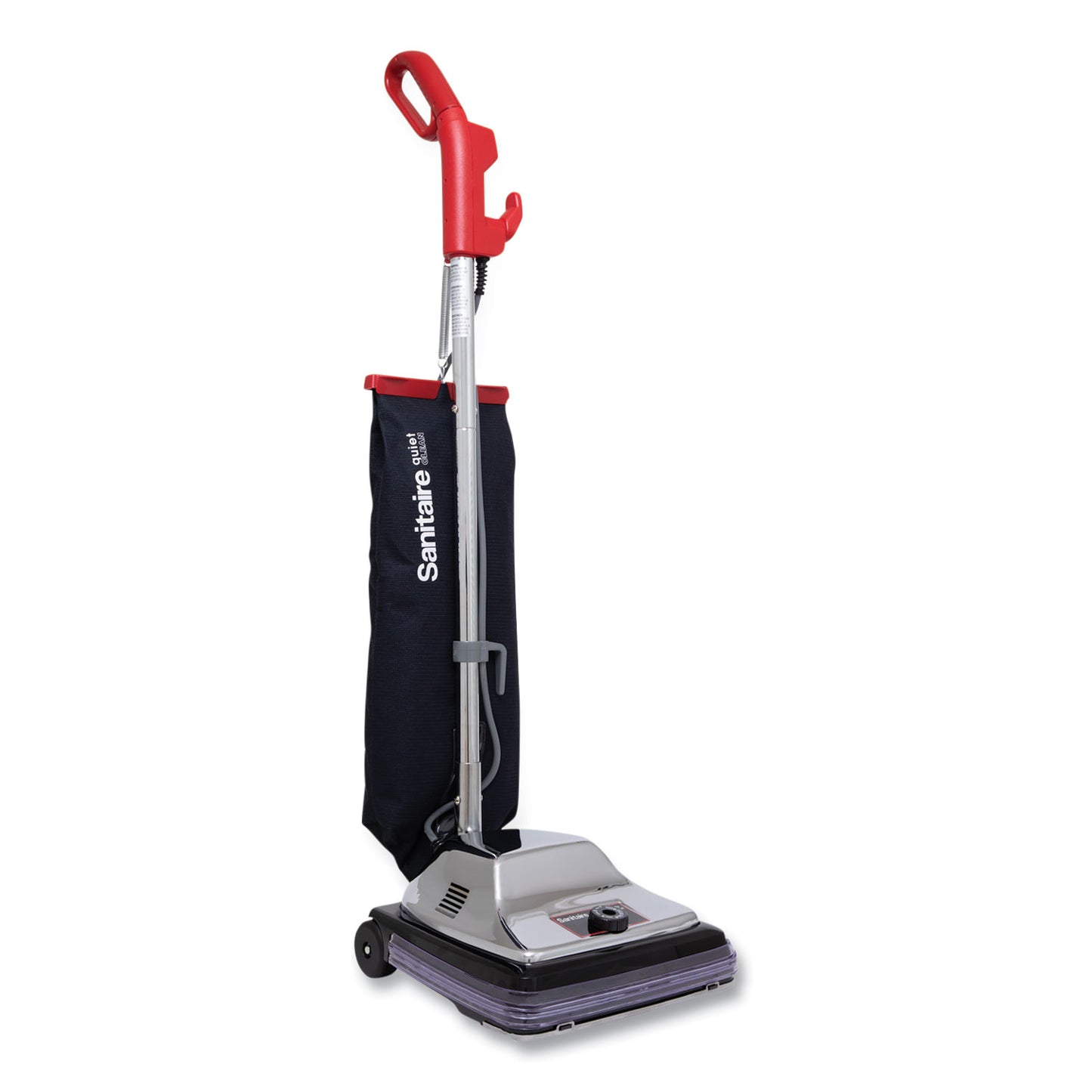 EURSC889D Tradition Quietclean Upright Vacuum Sc889a, 12" Cleaning Path, Gray/red/black