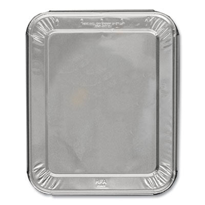 HFA204930100FC Steam Table Pan Lids, Full Curl Edge, Fits Half-Size Pan, 0.62" Deep, 11.16 x 12.75, 100/Carton