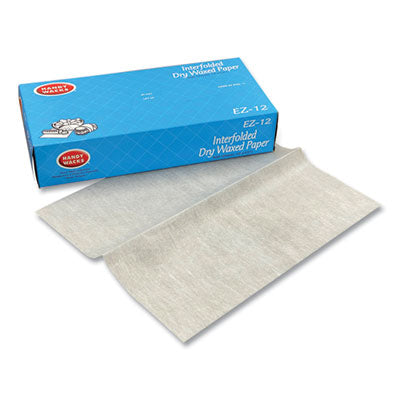 HWAEZ12 Interfolded Dry Waxed Paper Deli Sheets, 10.75 x 12, 500/Box, 12 Boxes/Carton