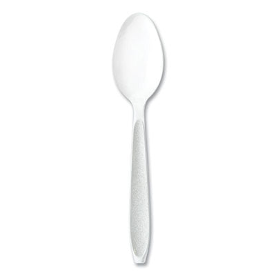 SCCHSWTX0007BX Impress Heavyweight Full-Length Polystyrene Cutlery, Spoon, Plastic, White, 100/Box DART
