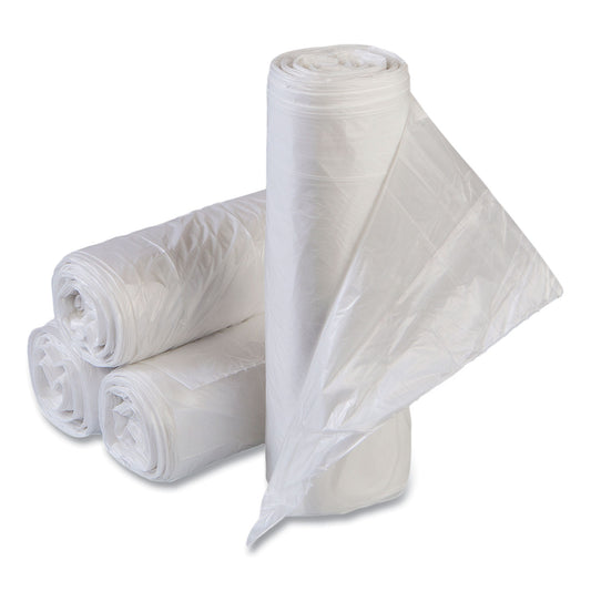 IBSVALH3037N13 High-Density Commercial Can Liner Value Pack, 30 gal, 11 mic, 30" x 36", Clear, Interleaved Roll, 25 Bags/Roll, 20 Rolls/CT