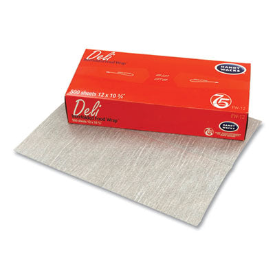 HWAFW12 Interfolded Food Wrap Deli Sheets, 10.75 x 12, 12/Carton