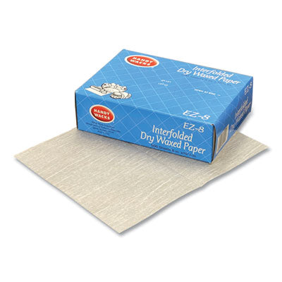 HWAEZ8 Interfolded Dry Waxed Paper Deli Sheets, 10.75 x 8, 12/Carton
