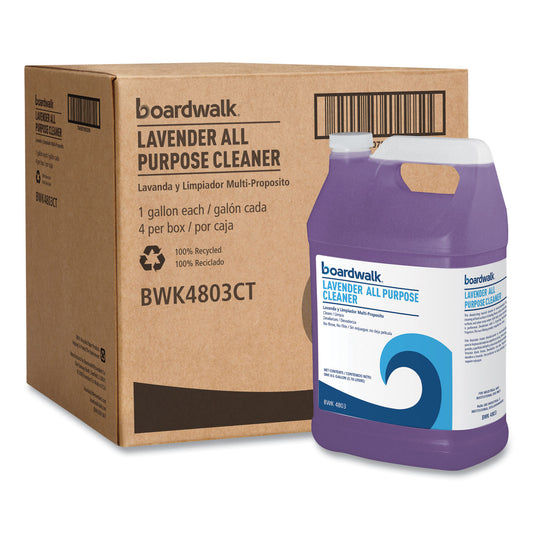 BWK4803 All Purpose Cleaner, Lavender Scent, 1 gal Bottle, 4 Bottles/Carton