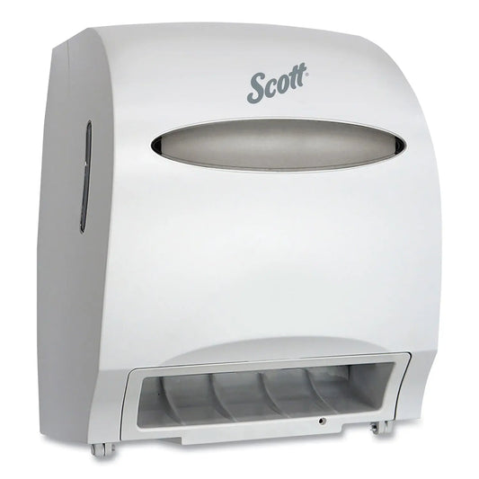 KCC48858 Essential Electronic Hard Roll Towel Dispenser, 12.7 X 9.57 X 15.76, White Scott