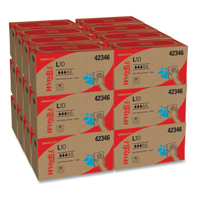 KCC42346 L10 Towels, POP-UP Box, 1-Ply, 10.25 x 9, White, 250/Box, 24 Boxes/Carton KIMBERLY CLARK