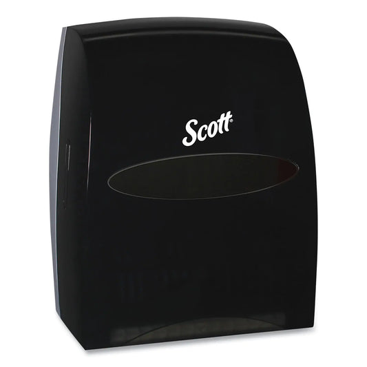 KCC46253 Essential Manual Hard Roll Towel Dispenser, 13.06 X 11 X 16.94, Black Scott