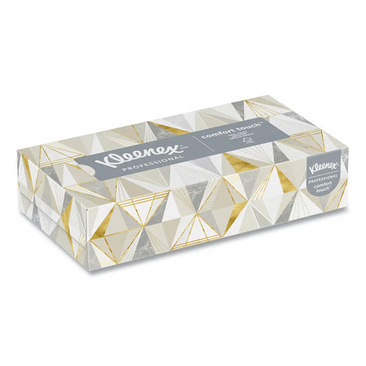 KCC21606BX White Facial Tissue, Pop-Up Box, 2-Ply, 125 Sheets/Box Kleenex