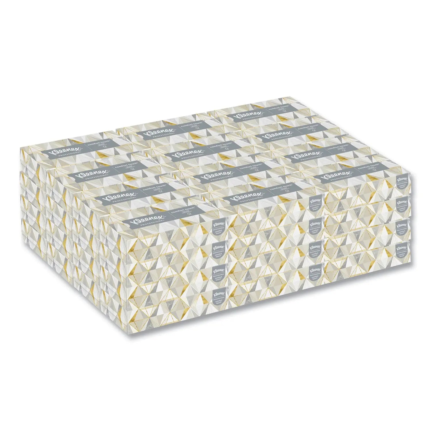 KCC21606CT White Facial Tissue for Business, Pop-Up Box, 2-Ply, 125 Sheets/Box, 48 Boxes/Carton Kleenex