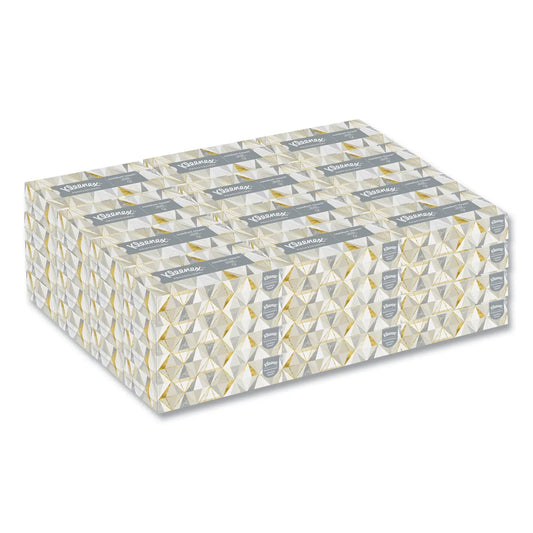 KCC21606CT White Facial Tissue for Business, Pop-Up Box, 2-Ply, 125 Sheets/Box, 48 Boxes/Carton Kleenex
