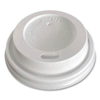 BWKHOTWH4 Hot Cup Lids, Fits 4 oz Hot Cups, Plastic, White, 1,000/Carton